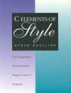 C Elements of Style: The Programmer&#039;s Style Manual for Elegant C and C++ Programs (Steve Oualline)