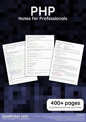PHP Notes for Professionals (Stack Overflow Contributors)